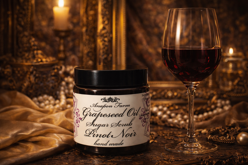 Grapeseed Oil Sugar Scrub Pinot Noir